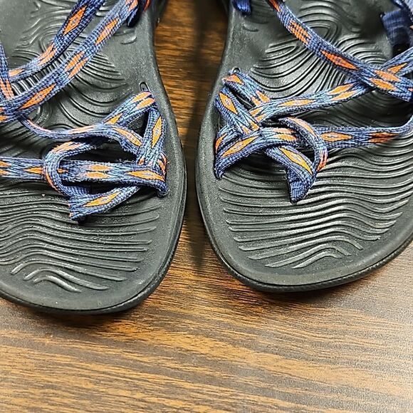 Chaco Z/Volv X2 Blue and Orange Sandals size 8 - Picture 3 of 7